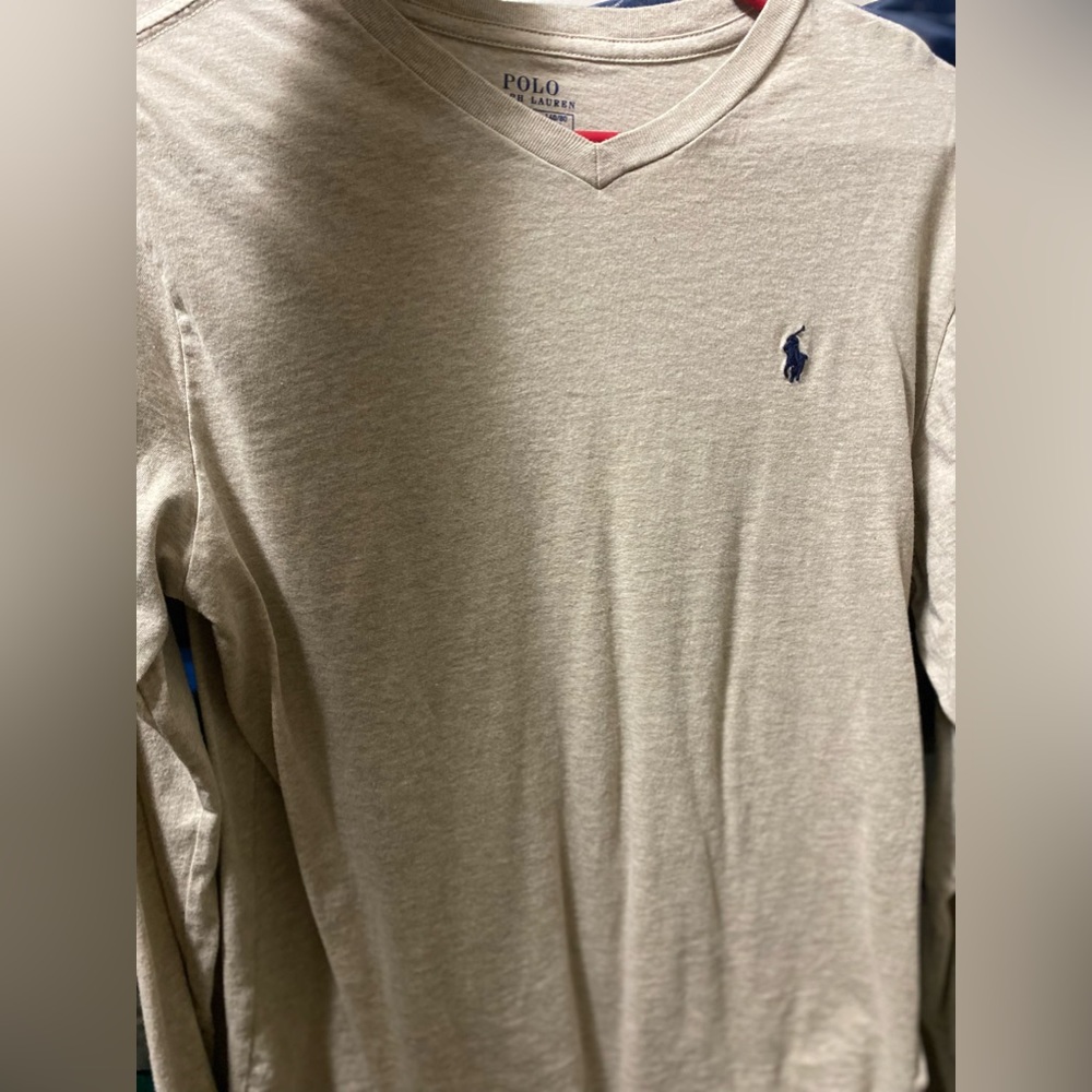 Boys Long Sleeve Apricot Ralph Lauren